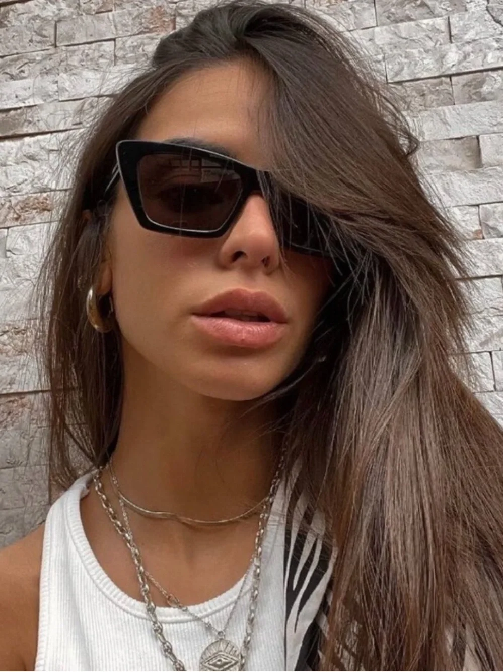 Saint Laurent Cat Eye Mica Sunglasses SL 276 New in Case